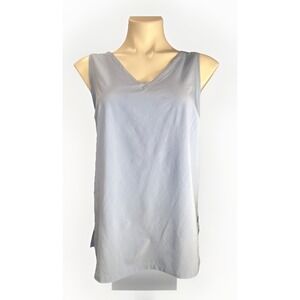 Eddie Bauer Size Small Departure V-Neck Tank‎ Top Lightweight Soft Peak Blue